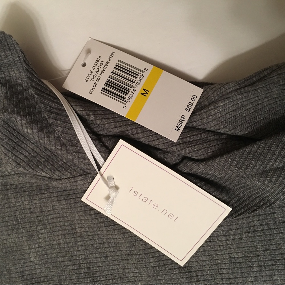 1.State Ruffle Edge Bodysuit NWT - Picture 7 of 8